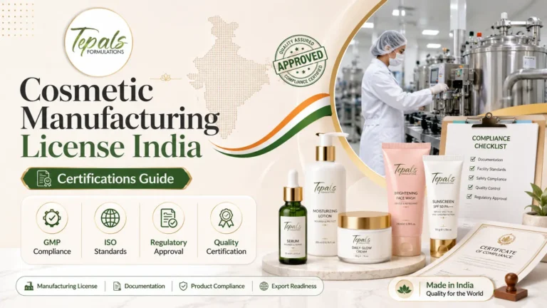 Cosmetic Manufacturing License India –Certifications Guide