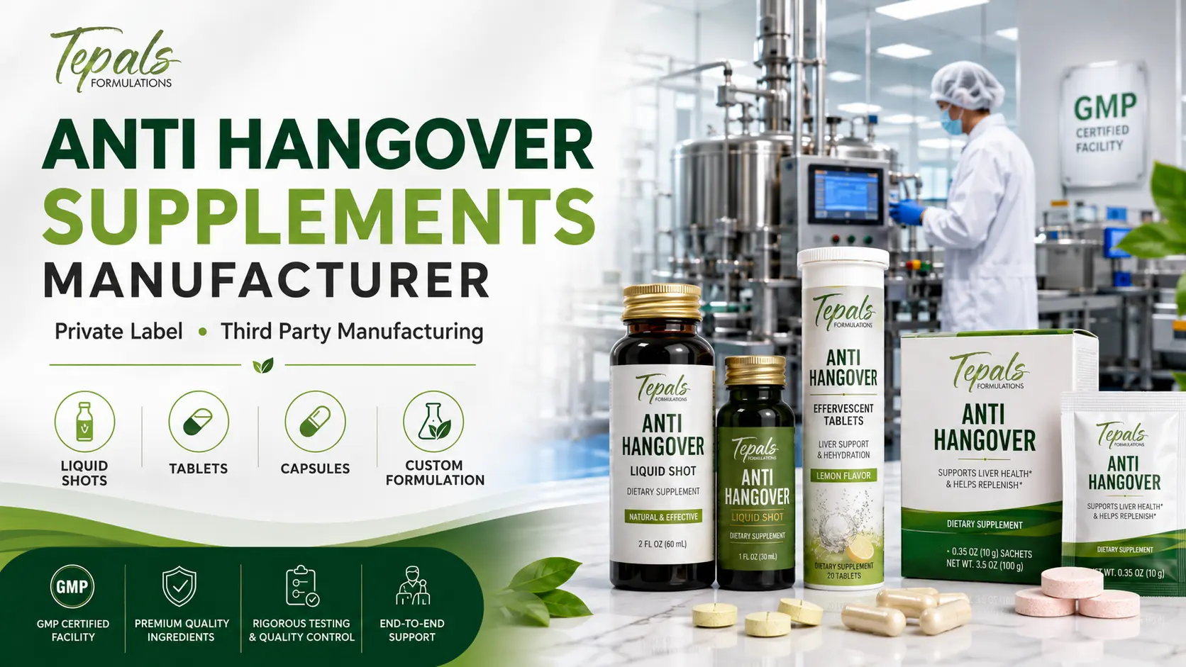 Anti Hangover Supplements Manufacturer Anti Hangover Supplements Manufacturer