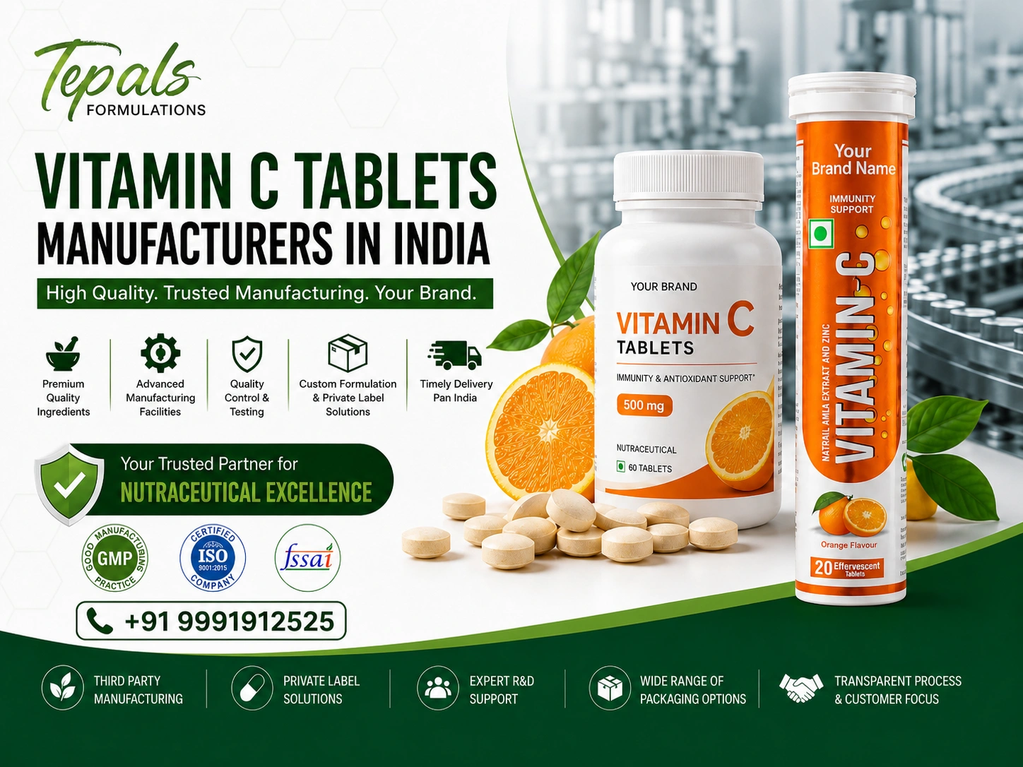Vitamin C Tablets Manufacturers in India