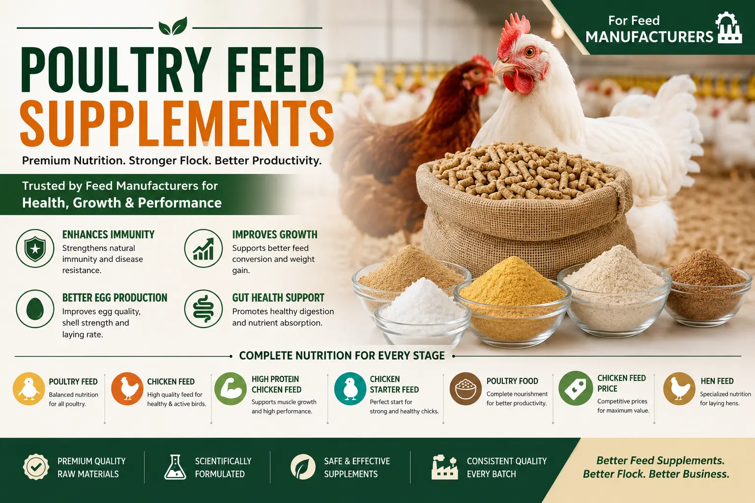 poultry feed supplements