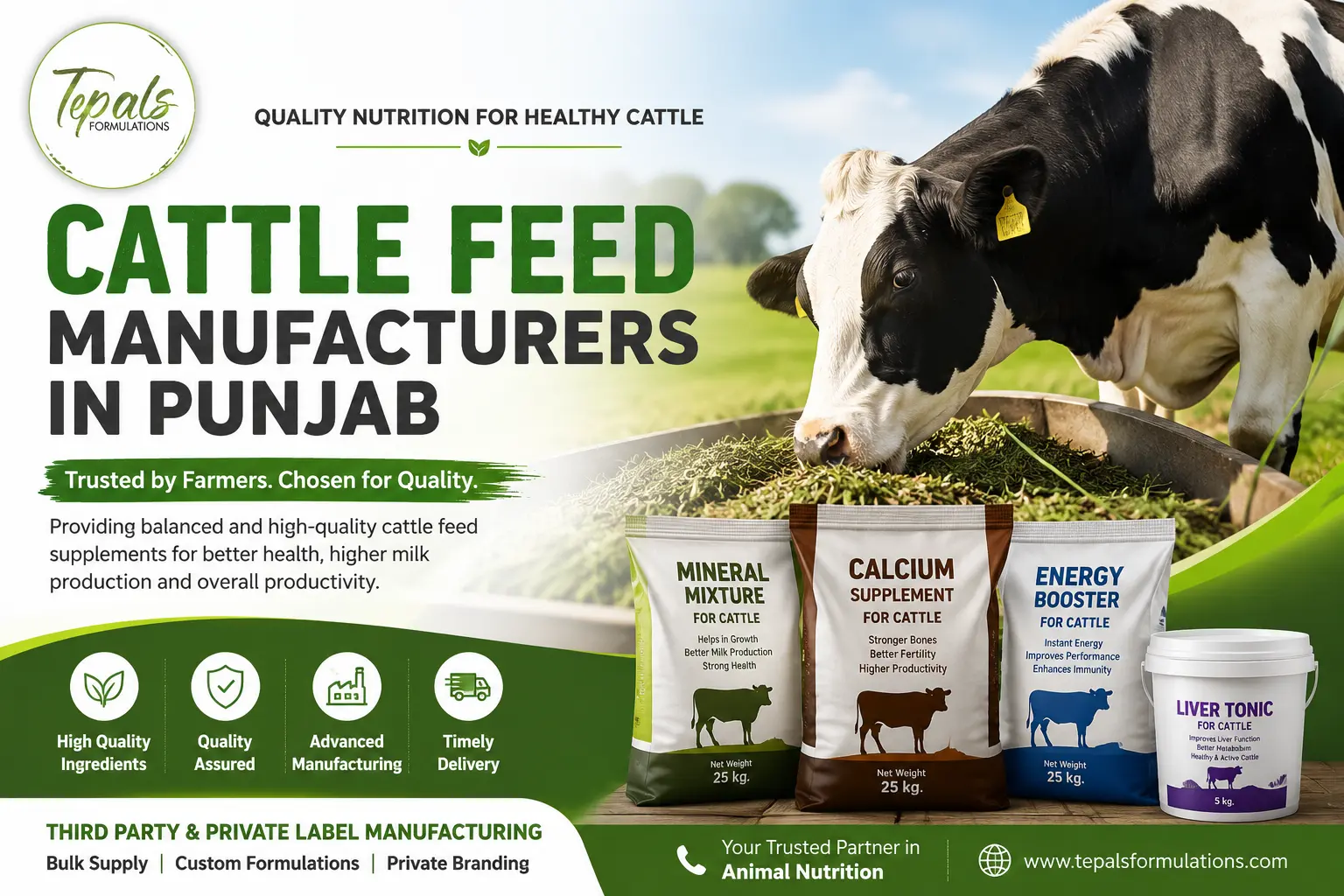 Cattle Feed Manufacturers in Punjab