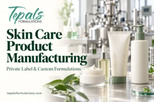 Skin care product manufacturing by Tepals Formulations